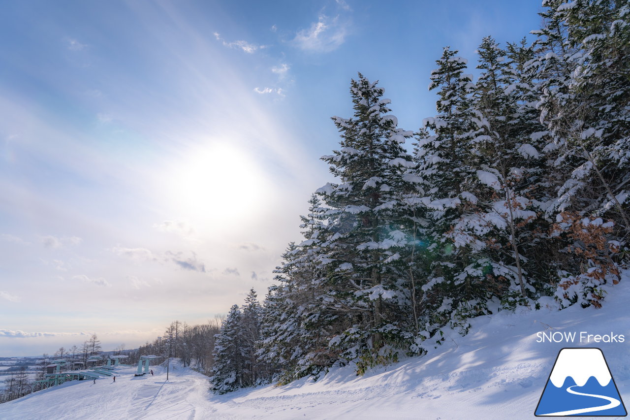 岩見沢萩の山市民スキー場｜整地もパウダーもマイペースで楽しめるローカルスキー場から『Merry Christmas』☆